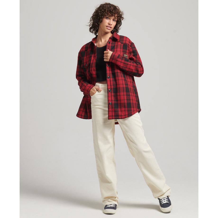 camicia da in flanella peante uperdry
