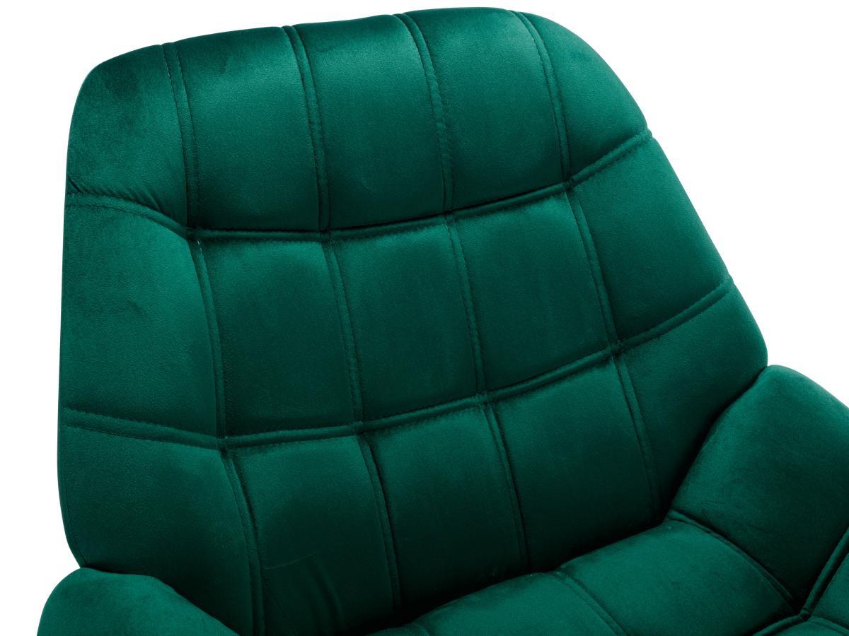 Vente-unique Fauteuil en velours vert LUOSTO  