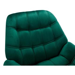 Vente-unique Fauteuil en velours vert LUOSTO  