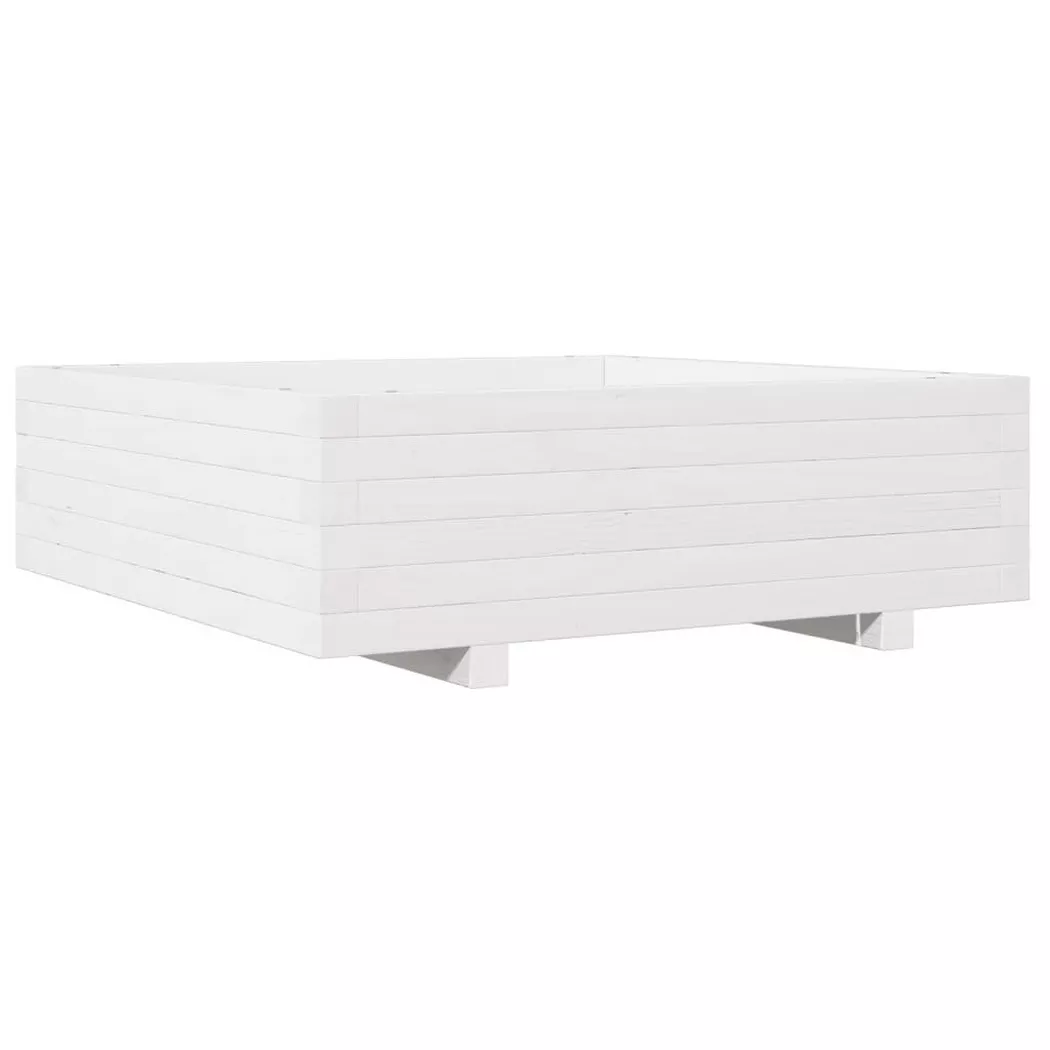 VidaXL - Jardinière bois de pin, One Size, Blanc