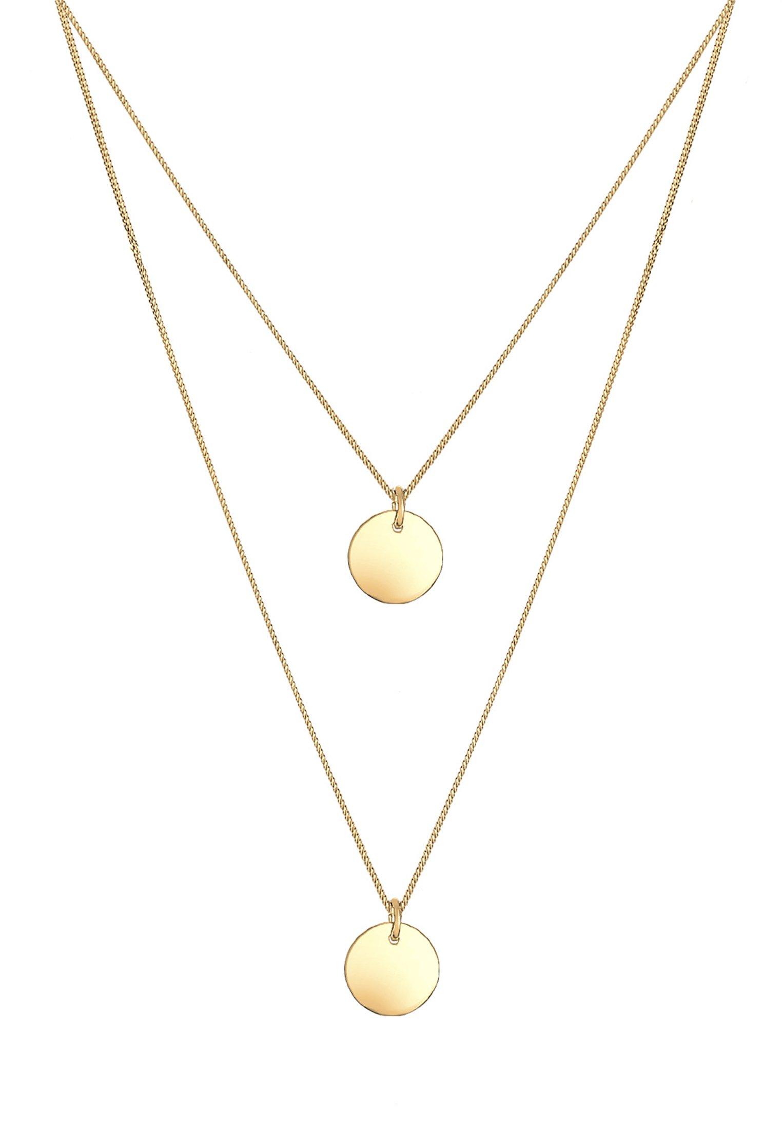 Elli  Collier Layer Pendentif Plaquettes 