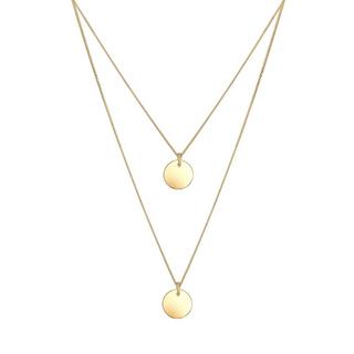 Elli  Collier Layer Pendentif Plaquettes 