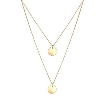 Collier Layer Pendentif Plaquettes