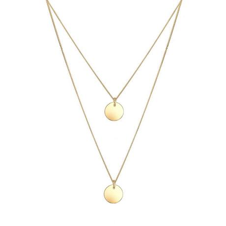 Elli  Collier Layer Pendentif Plaquettes 