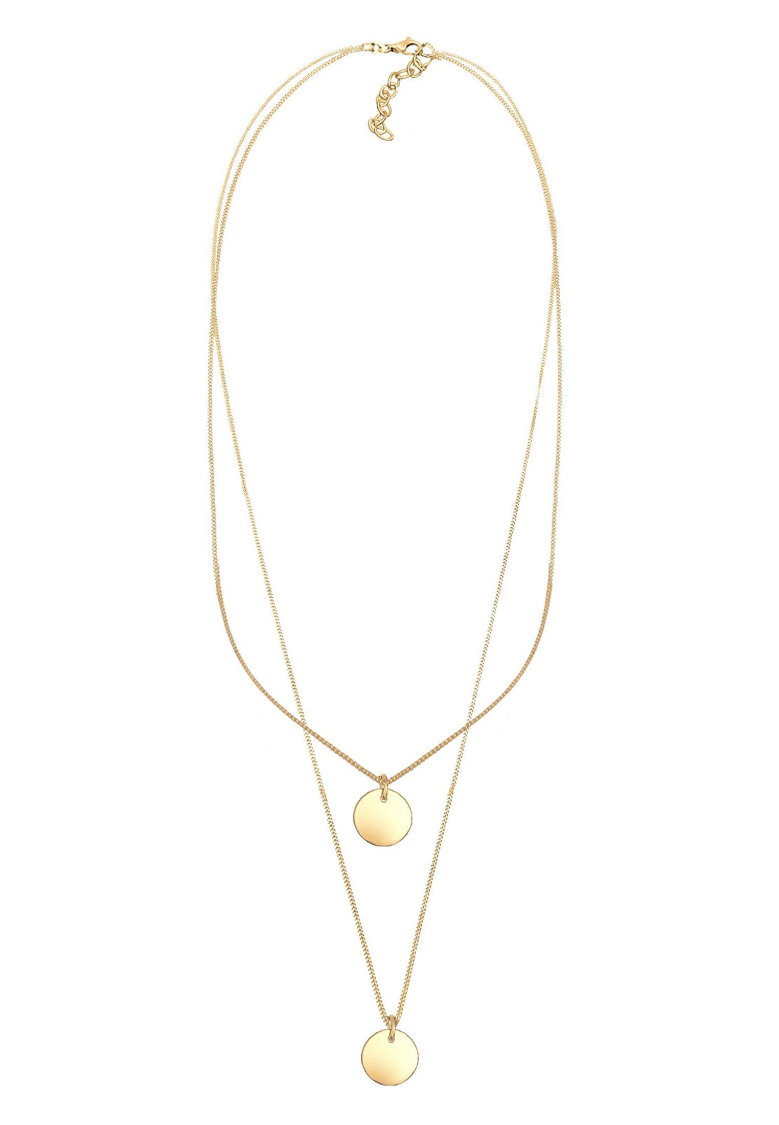 Elli  Collier Layer Pendentif Plaquettes 