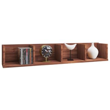 Holzregal hängend | platzsparendes Regal | Maße: H. 15 x B. 97 x T. 17 cm | Elegantes Regal hängend | Aufbewahrungsregal | Bücherregal | Wandboard -