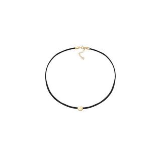 Elli  Collier Choker Herz Satinband 925 Silber 