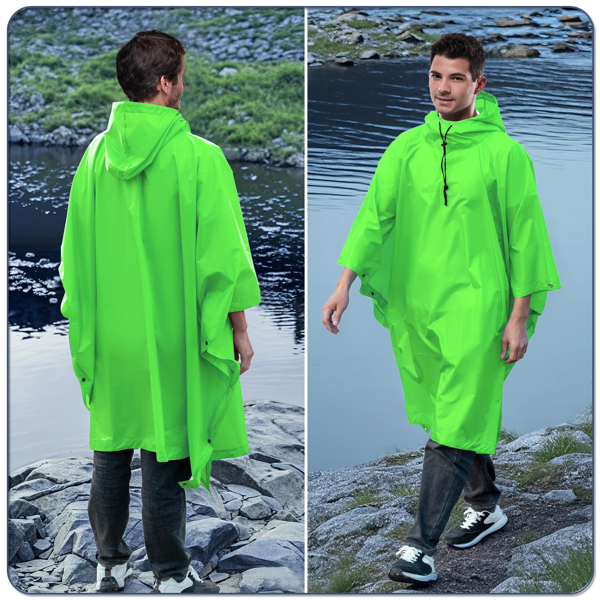 Alopini Poncho Antipioggia Impermeabile con Cappuccio  