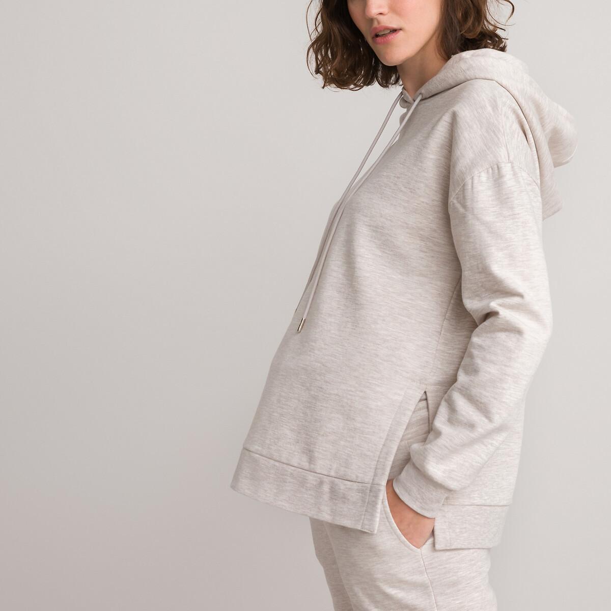 Image of Kapuzensweatshirt Für Die Schwangerschaft Damen Beige XL