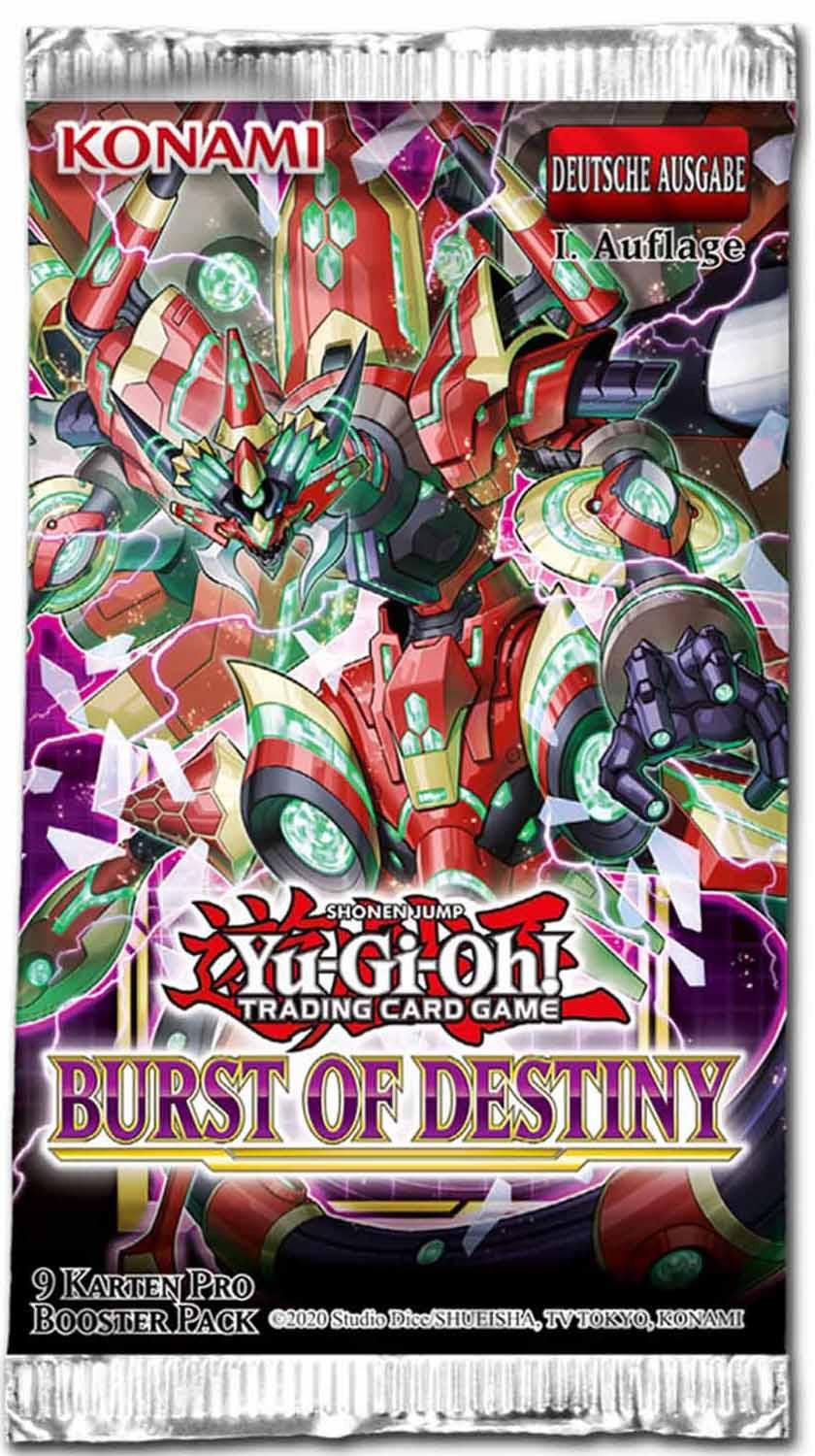 Yu-Gi-Oh!  Burst of Destiny Booster - 1. Auflage  - DE 