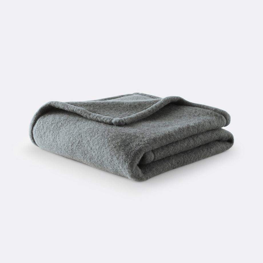 La Redoute Intérieurs Couverture en laine vierge Woolmark 350 gr/m²  