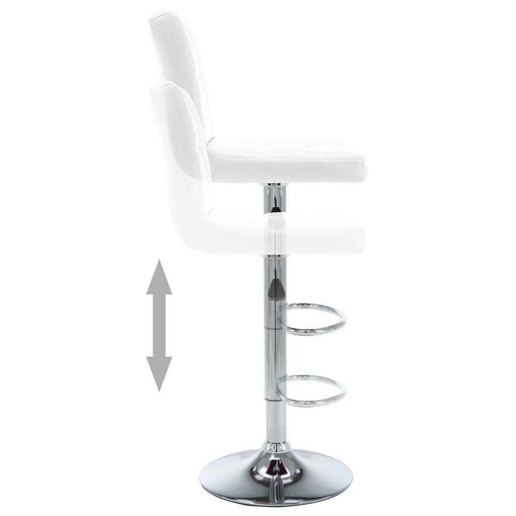 VidaXL Tabouret de bar cuir artificiel  