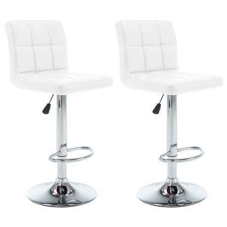 VidaXL Tabouret de bar cuir artificiel  