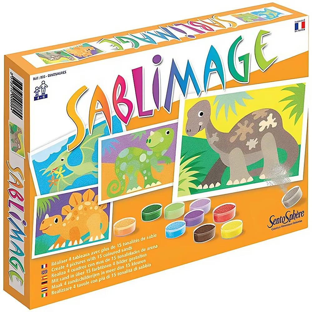 Image of Sandbilder Dinosaurier Multicolor