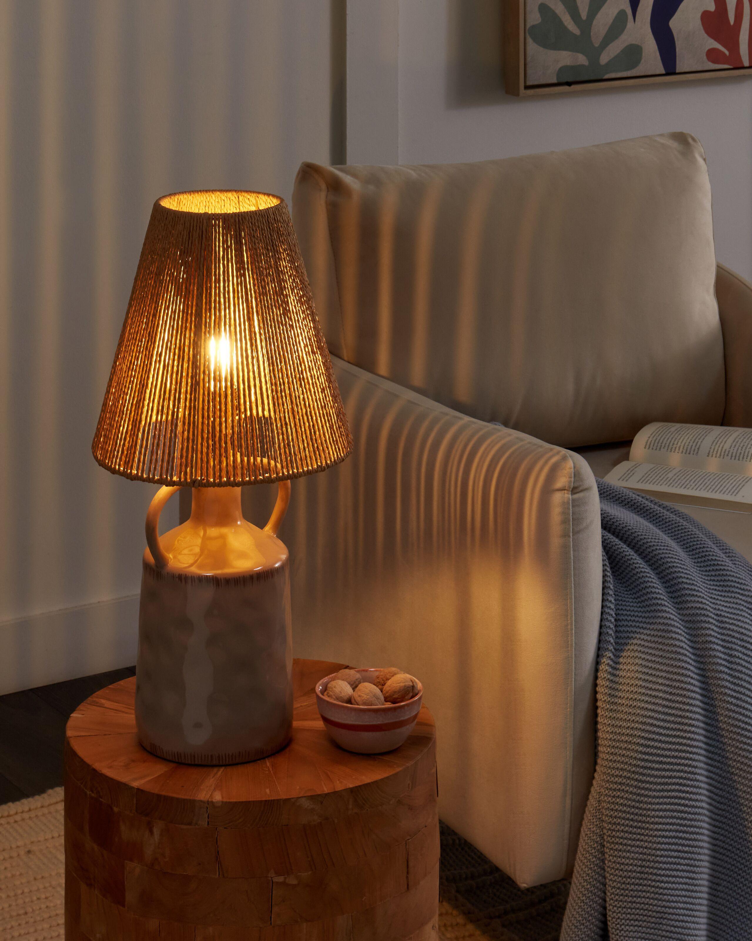 Beliani Lampe à poser en Céramique Boho LARISSOS  