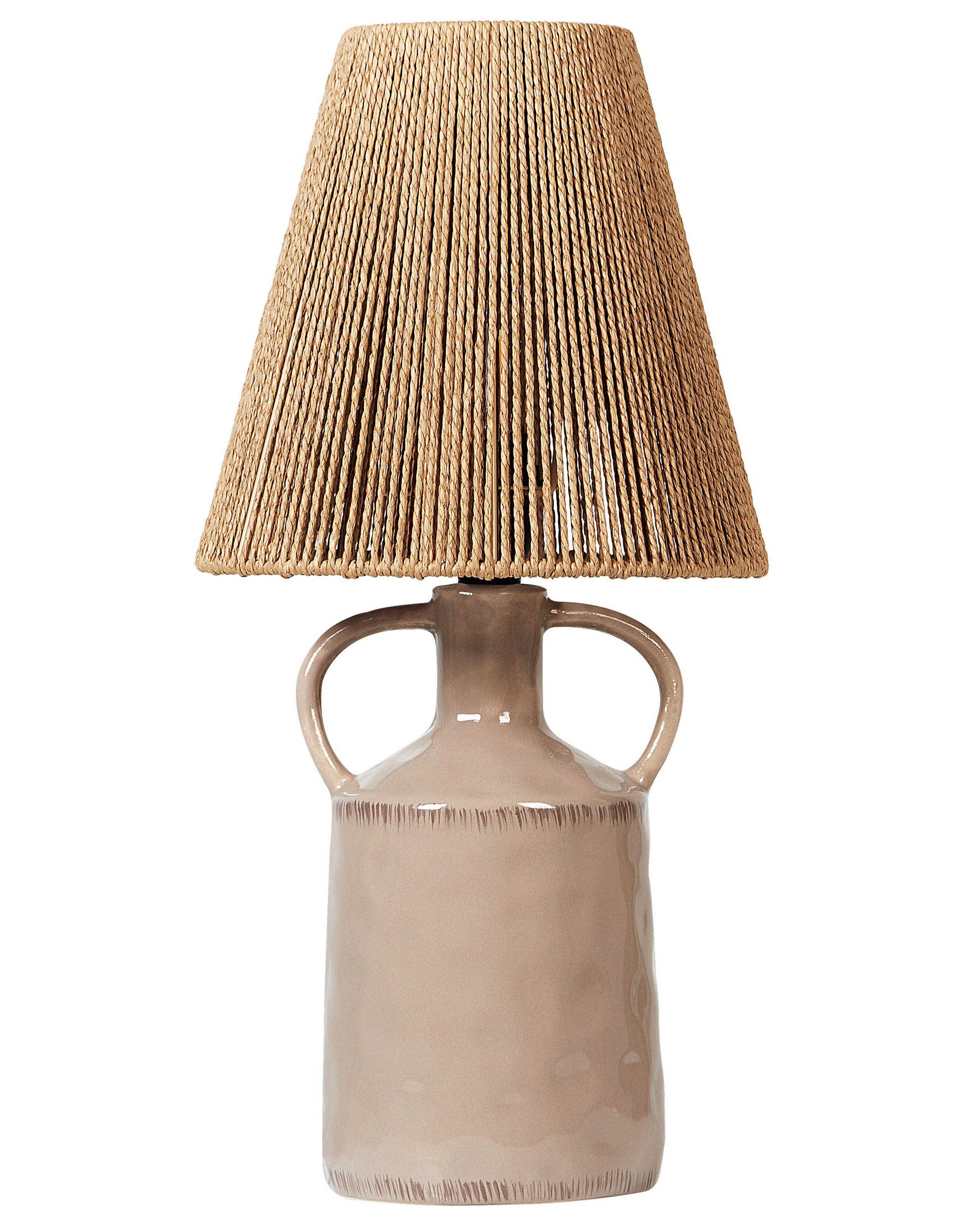 Beliani Lampada da tavolo en Ceramica Boho LARISSOS  