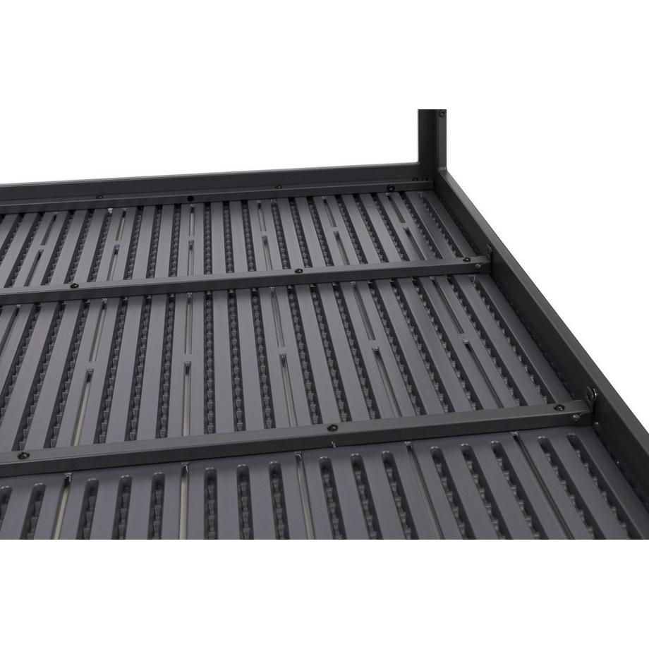 B2X Polywood 6-Sitzer-Gartentisch mit Terrassenmöbeln,  