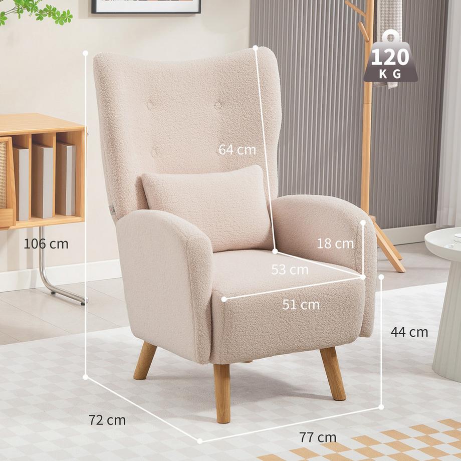 HOMCOM Fauteuil  