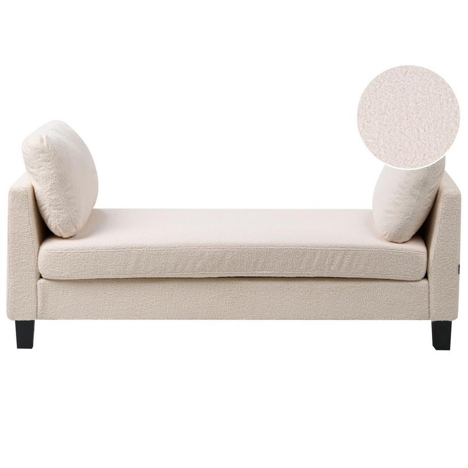 Chaiselongue aus Bouclé Skandinavisch ARCHIANE