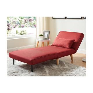 Vente-unique Poltrona letto in tessuto Rosso POSIO  