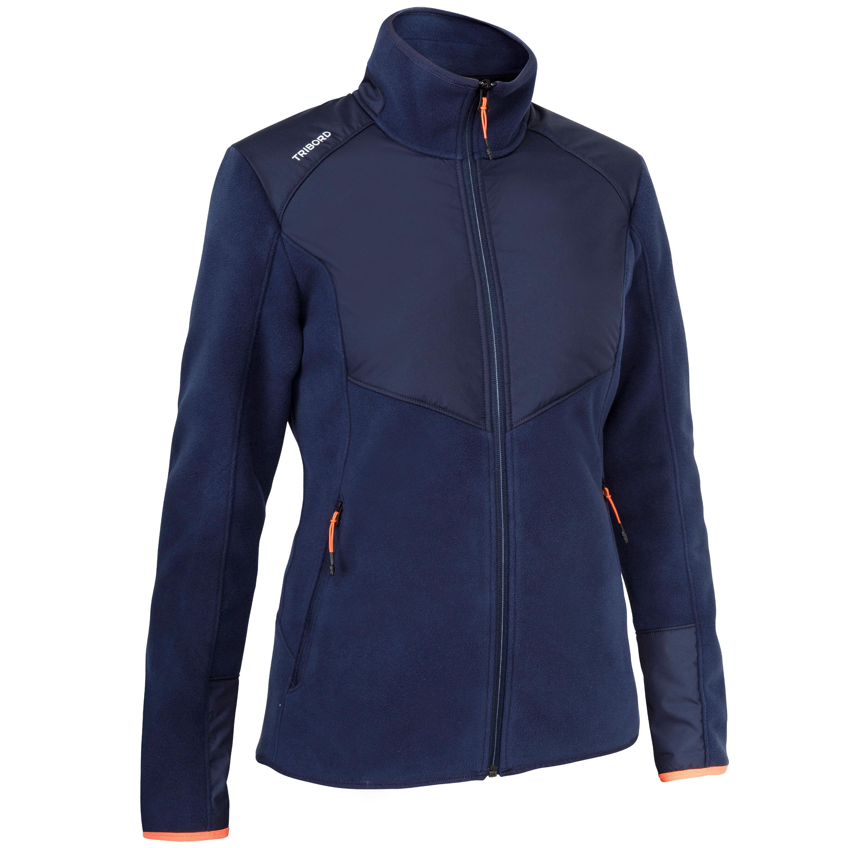 Image of Fleece - Sailing 500 Damen Blau Bedruckt 52/2XL