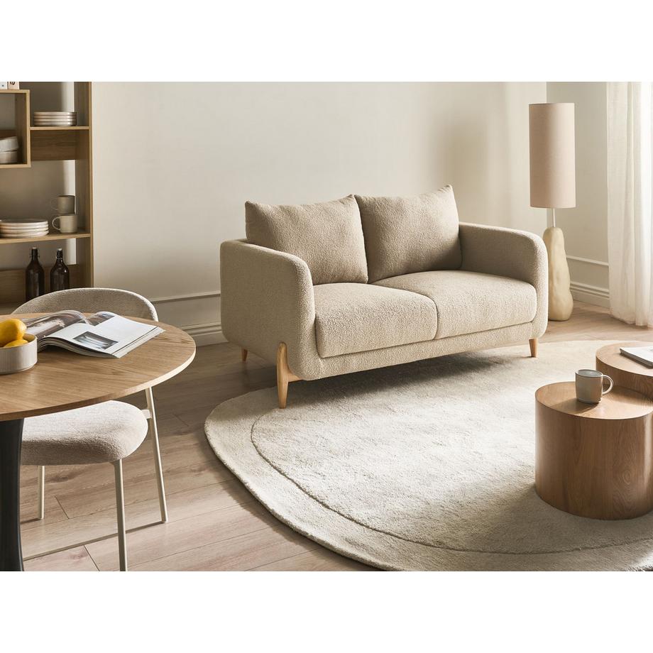 Beliani 2 Sitzer Sofa aus Bouclé  GIMO  
