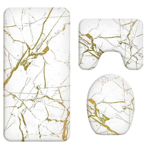 Northio Ensemble de tapis de salle de bain, 3 pièces  