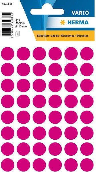 Image of Markierungspunkte 13mm 1856 pink 240 Stück Markierungspunkte 13mm 1856 pink 240 Stück