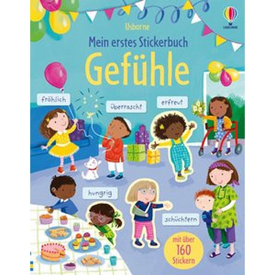 Usborne  Mein erstes Stickerbuch: Gefühle 