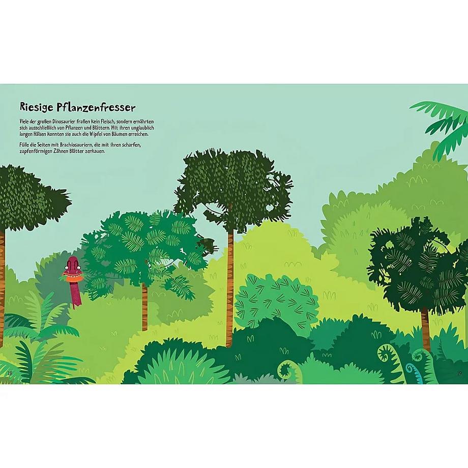 Usborne  Mein Stickerbuch: Dinosaurier 