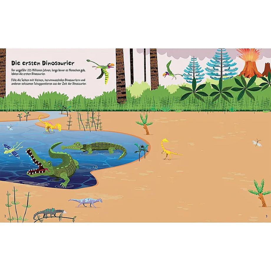Usborne  Mein Stickerbuch: Dinosaurier 