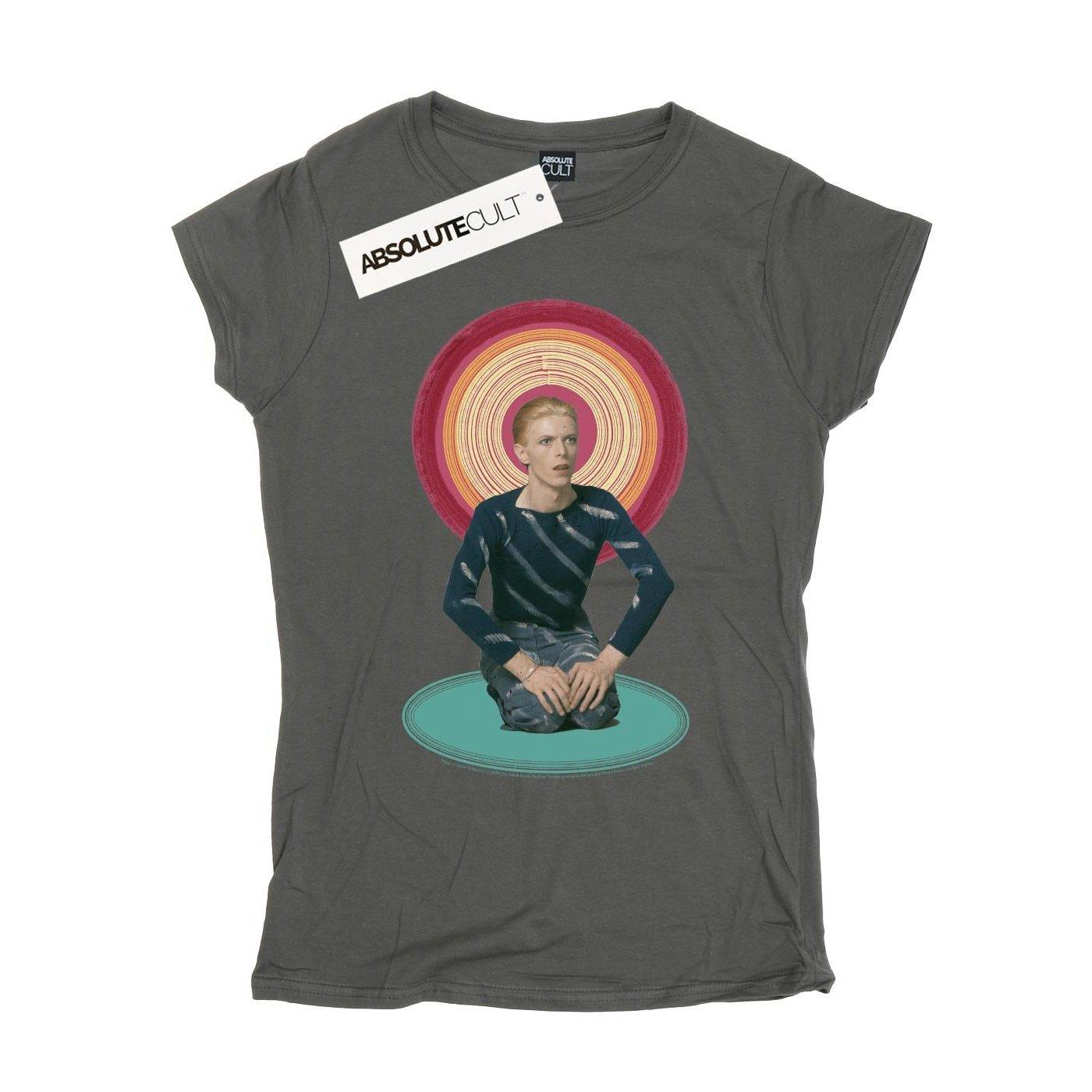Image of Kneeling Halo Tshirt Damen Charcoal Black S