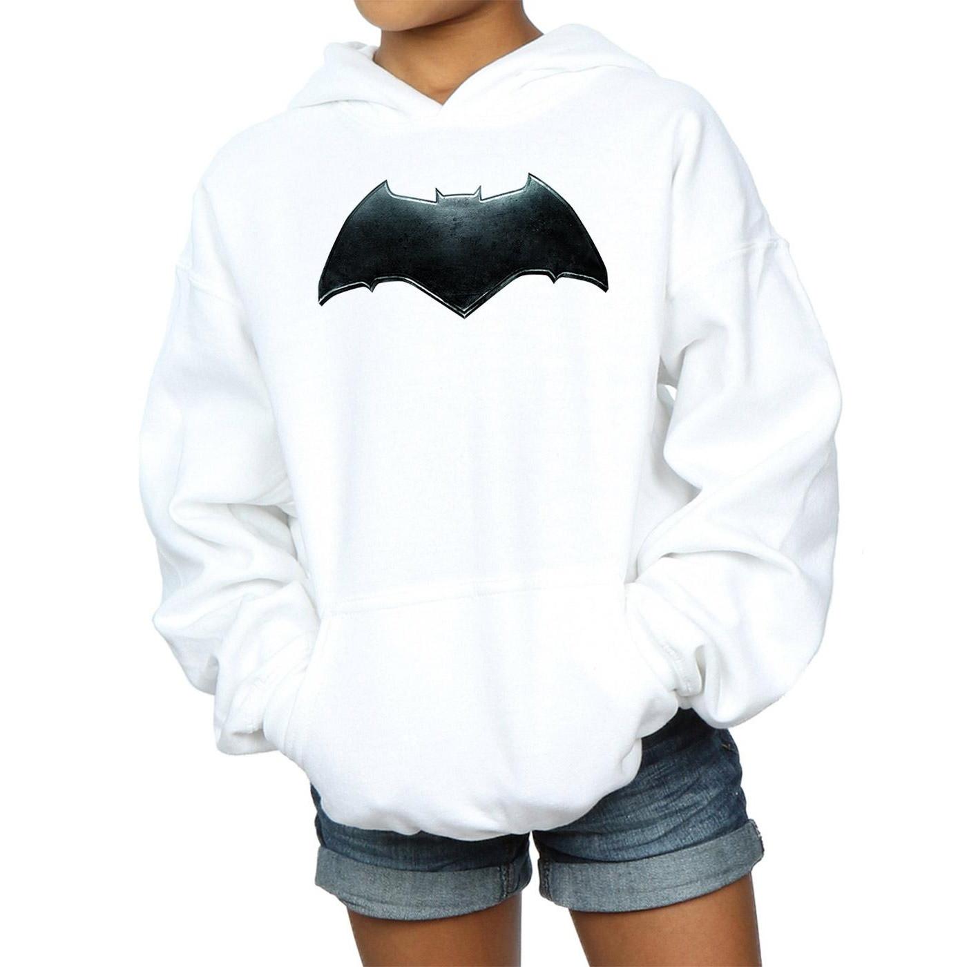 DC COMICS  Justice League Movie Batman Emblem Kapuzenpullover 