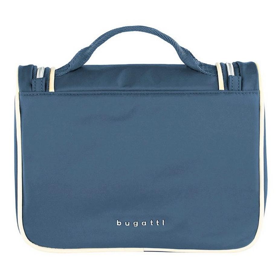 BUGATTI Lido Beauty Case con Cerniera Navy  