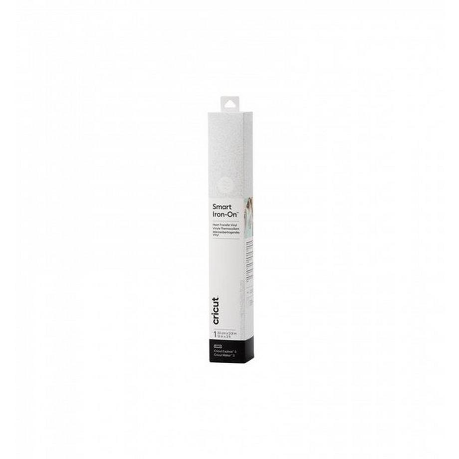 Cricut Aufbügelfolie Smart Glitter (33 x 91 cm, 1 Stück, Weiss)  