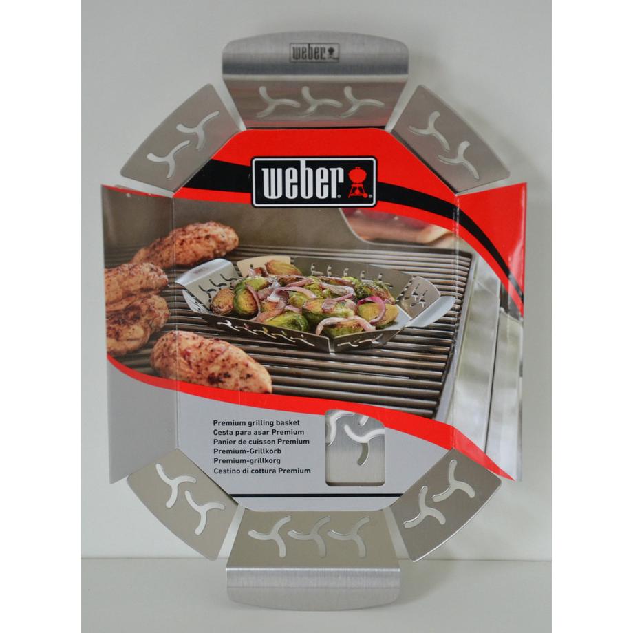 WEBER  6677 Gemüsekorb klein, Edelstahl 