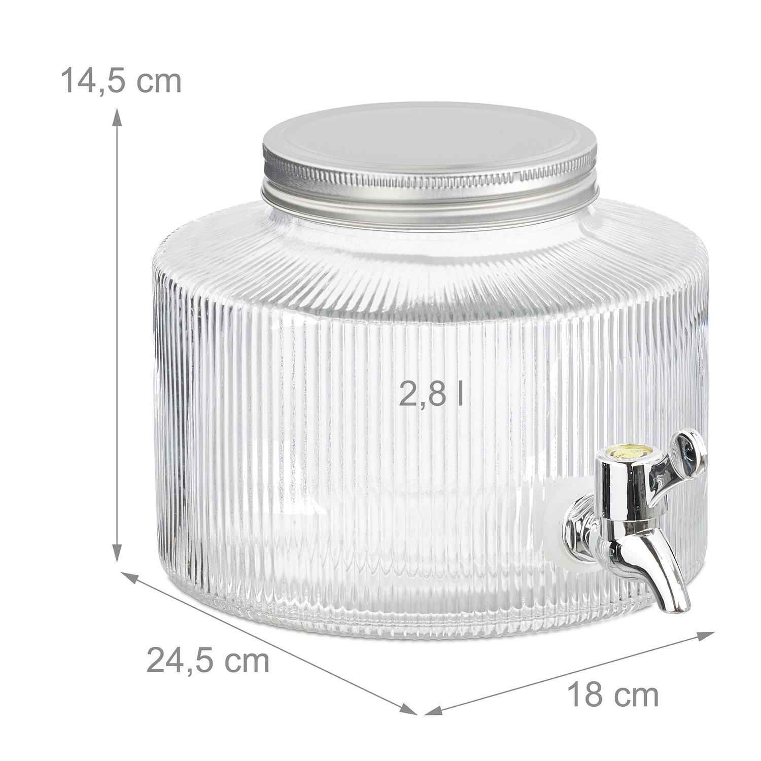 Northix Siringa decorativa per bevande da 2,8 litri  