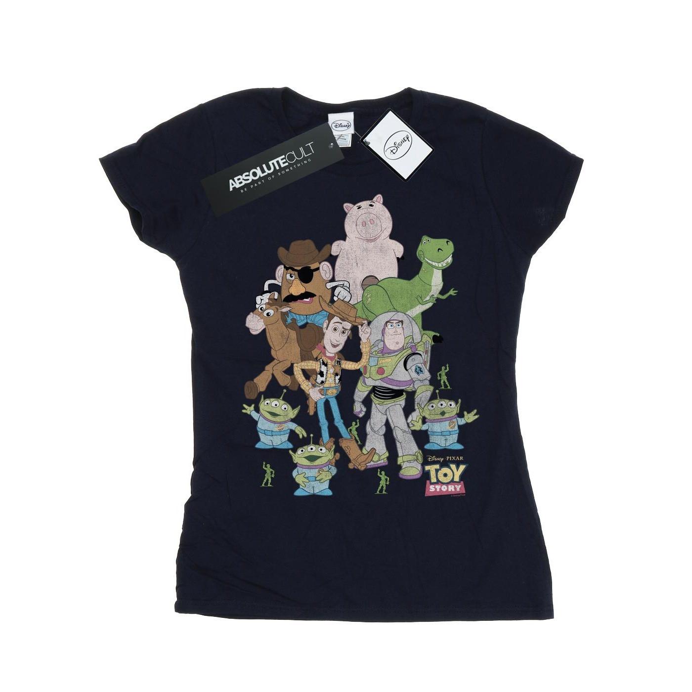 Image of Toy Story Group Tshirt Damen Marine XS