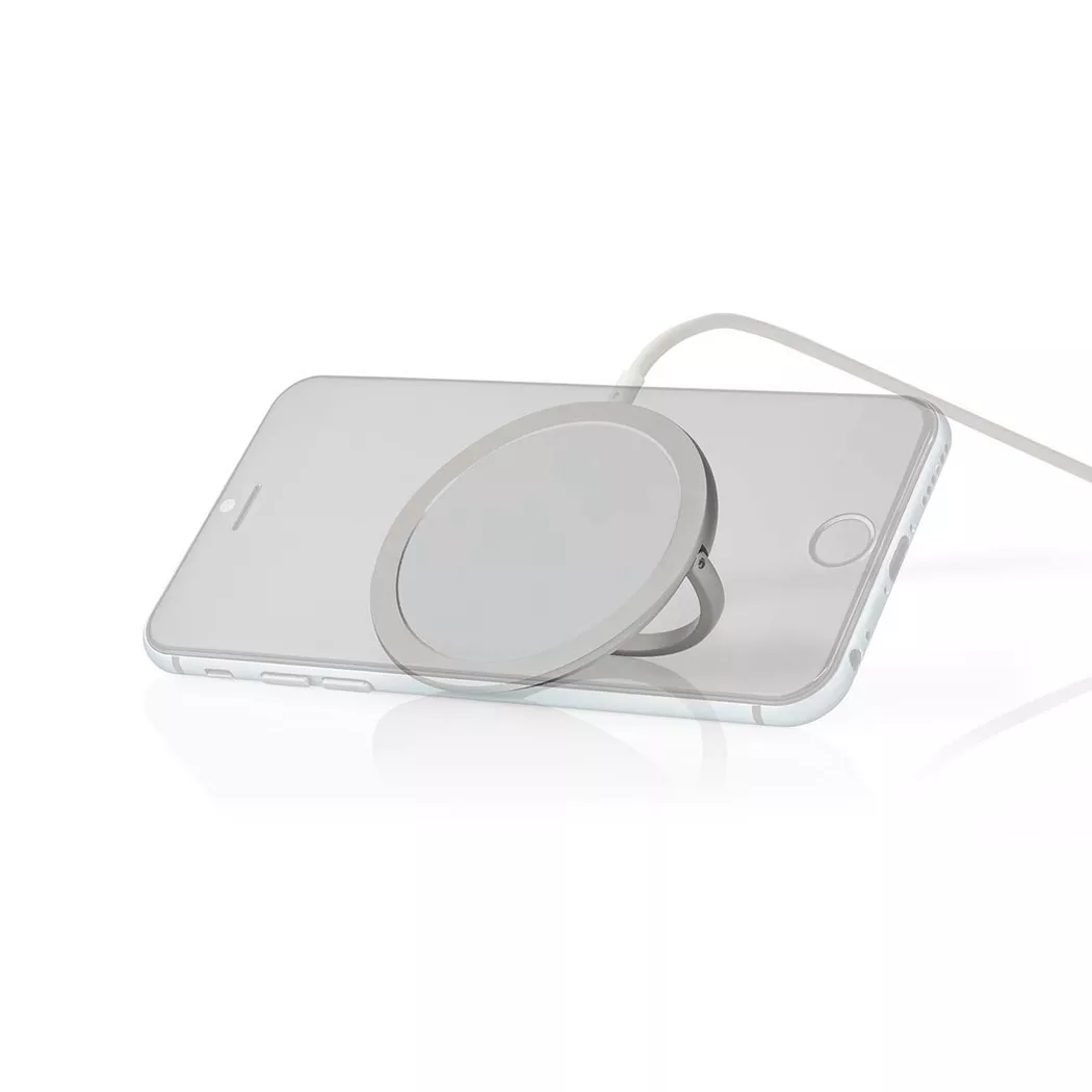 Nedis Wireless Smartphone Aluminium, Blanc USB Recharge sans fil Intérieure - Neuf