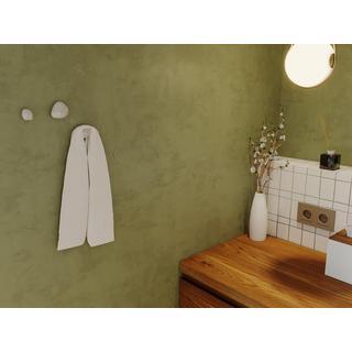 Vente-unique 3er-Set Wandaufhänger Badezimmer - Terrazzo - 3 Größen - STOCHI  