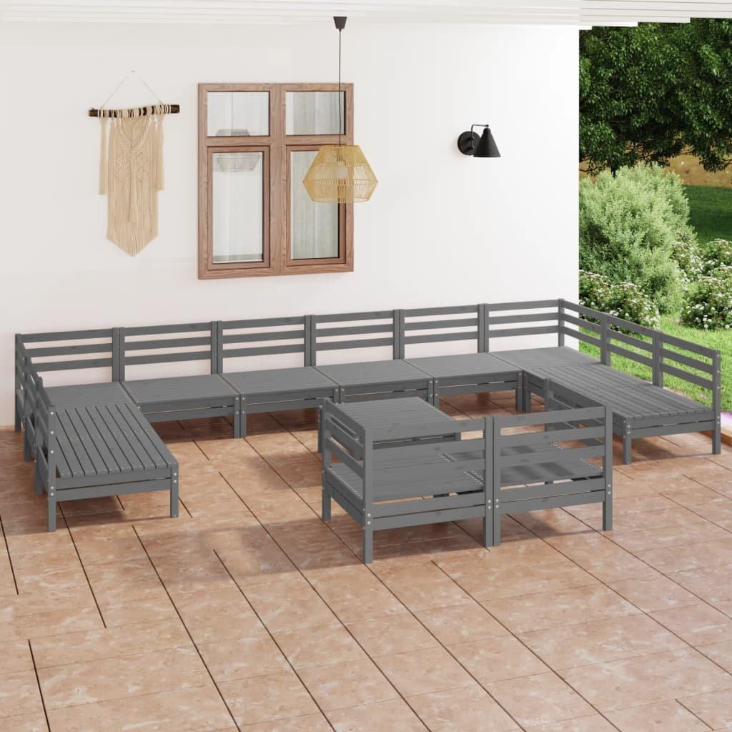 VidaXL Ensemble de meubles de jardin bois de pin  