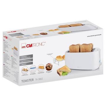 Toaster à fente longue 4 tranches TA 3802