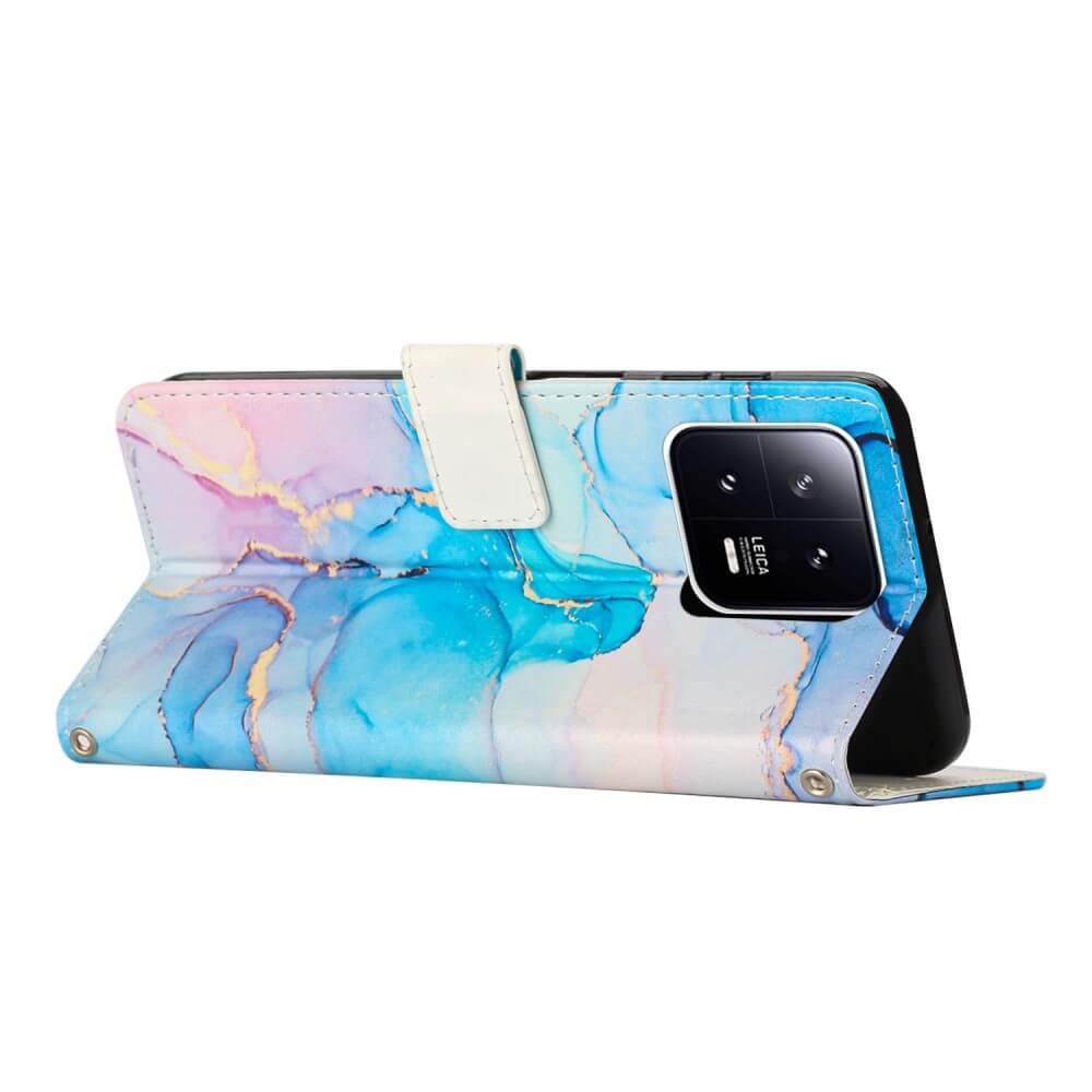 Cover-Discount  Xiaomi 13 Pro - Leder Hülle Marble 