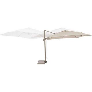 mutoni Parasol de jardin déporté Saragozza couleur sable 300x300  