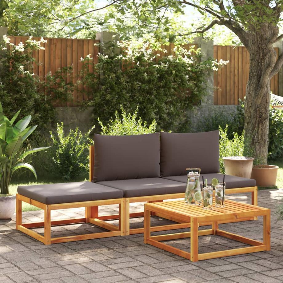 VidaXL Garten sofagarnitur akazienholz  