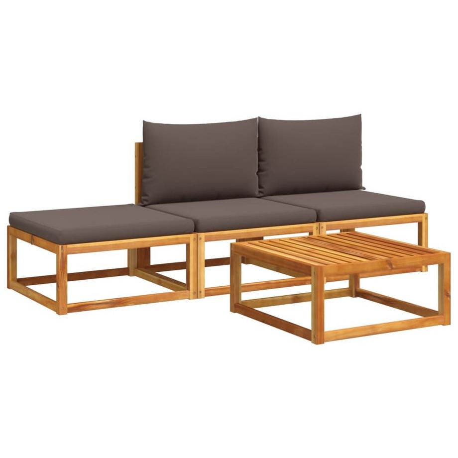 VidaXL Garten sofagarnitur akazienholz  