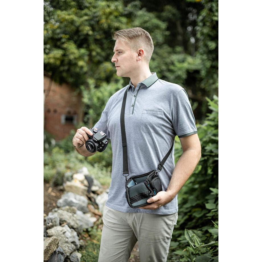 Only-bags.store Sac photo/caméra DSLM système L avec compartiments pour accessoires et sangle de transport  