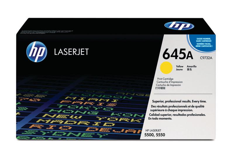 Hewlett-Packard  HP Toner-Modul 645A yellow C9732A Color LaserJet 5500 12'000 S. 