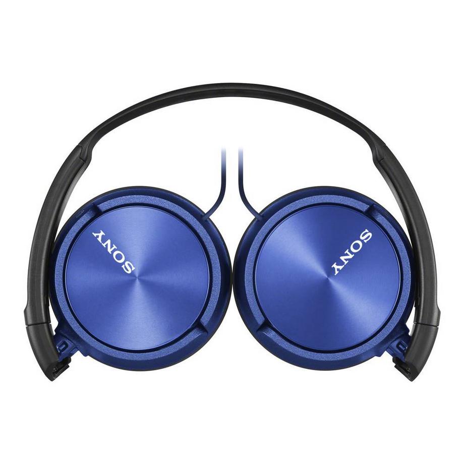 SONY  MDR-ZX310AP On Ear cuffia auricolare via cavo Blu headset con microfono, pieghevole 