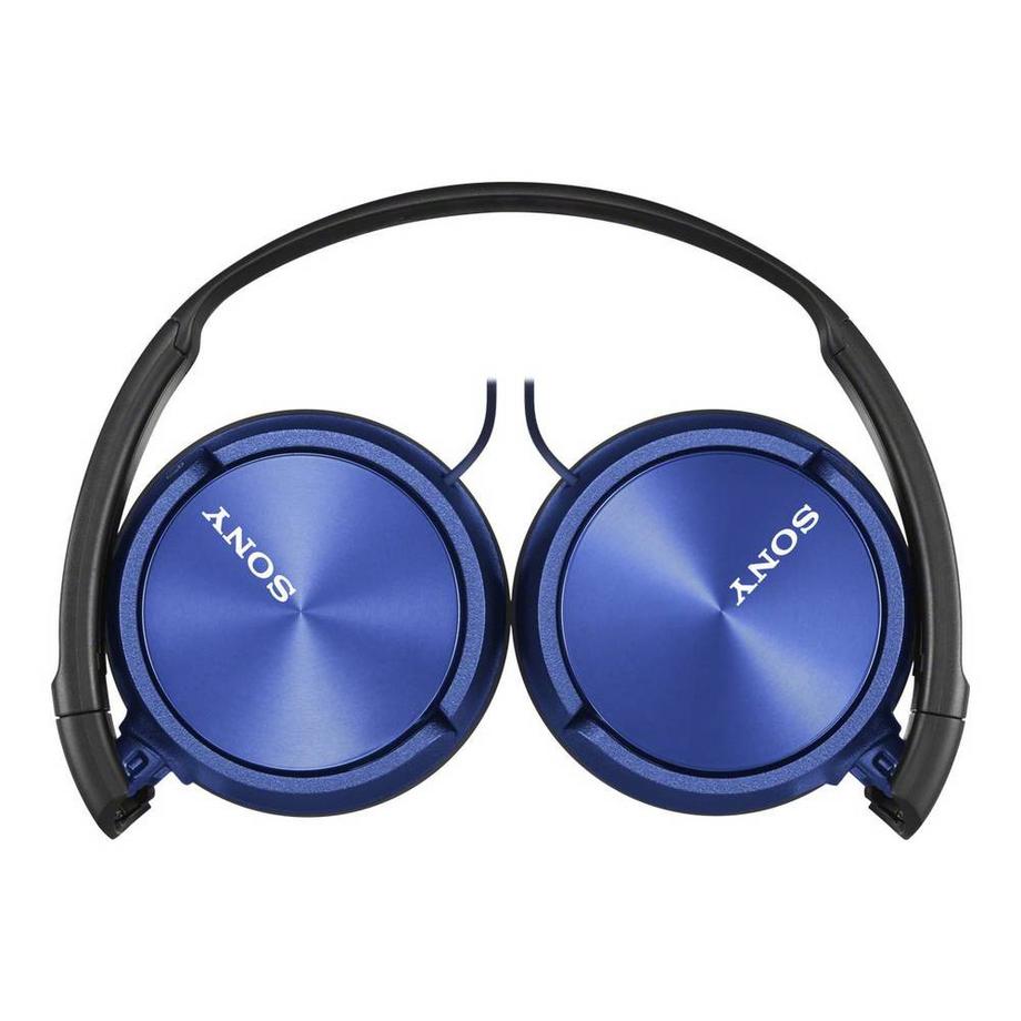 SONY  MDR-ZX310AP On Ear cuffia auricolare via cavo Blu headset con microfono, pieghevole 